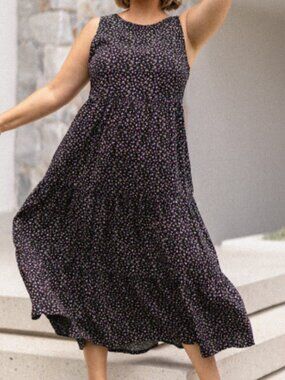 moolk Zara Nursing Breastfeeding Friendly Floral Maxi Dress with Zips | Size 4